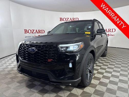 Agate Black Metallic 2025 Ford Explorer ST