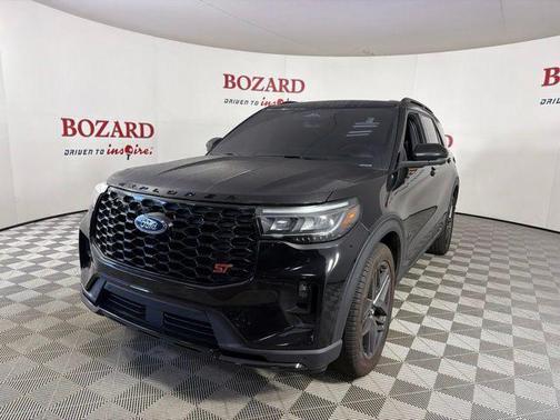 Agate Black Metallic 2025 Ford Explorer ST