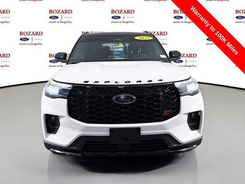 Star White Metallic Tri-Coat 2025 Ford Explorer ST