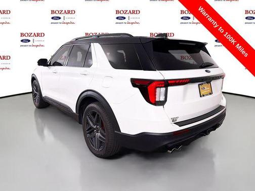 Star White Metallic Tri-Coat 2025 Ford Explorer ST