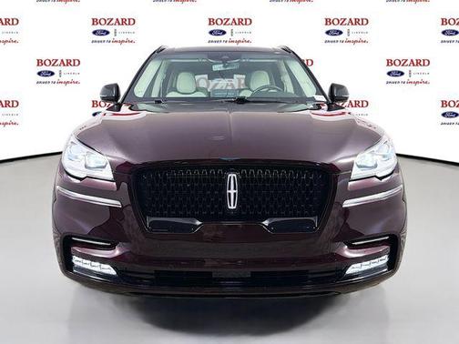 Diamond Red Metallic Tinted Clearcoat 2024 Lincoln Aviator Black Label AWD