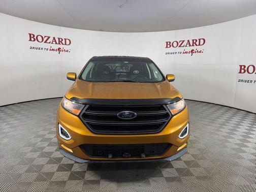 Orange 2015 Ford Edge Sport