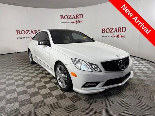 White 2011 Mercedes-Benz E-Class E 550