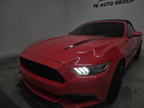 Competition Orange 2015 Ford Mustang EcoBoost Premium