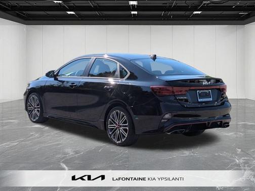 Aurora Black 2023 Kia Forte GT