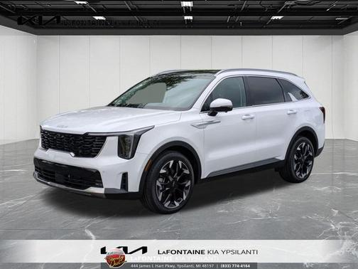 White Pearl 2025 Kia Sorento SX
