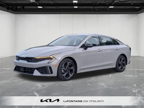 Gray 2025 Kia K5 GT-Line