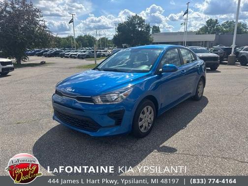 Blue 2023 Kia Rio S