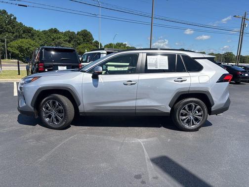 Silver Sky Metallic 2024 Toyota RAV4 Hybrid XLE Premium