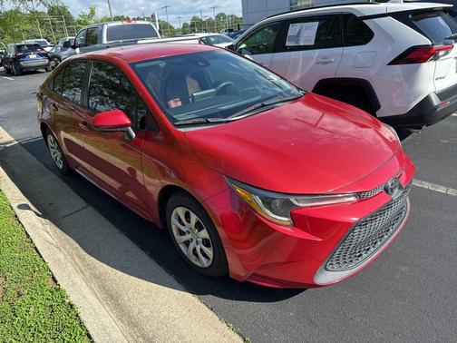 Barcelona Red Metallic 2021 Toyota Corolla LE