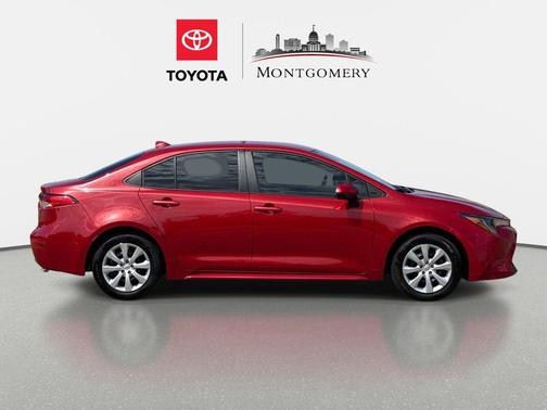 Barcelona Red Metallic 2021 Toyota Corolla LE