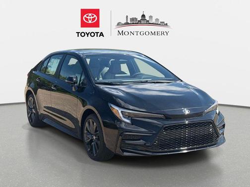Midnight Black Metallic 2026 Toyota Corolla Hybrid SE