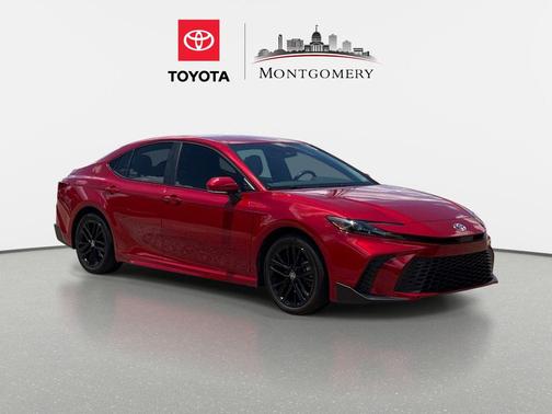 Supersonic Red 2025 Toyota Camry SE