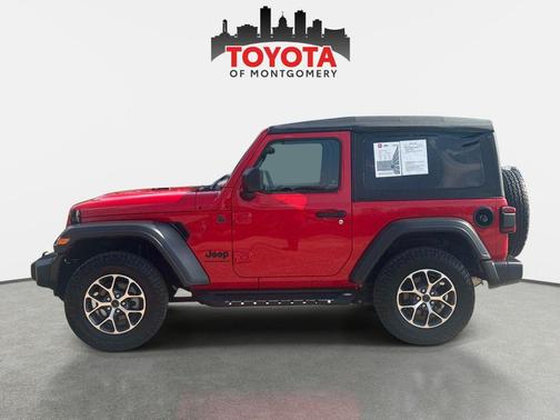 Firecracker Red Clearcoat 2025 Jeep Wrangler Sport S