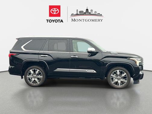 Midnight Black Metallic 2026 Toyota Sequoia Capstone