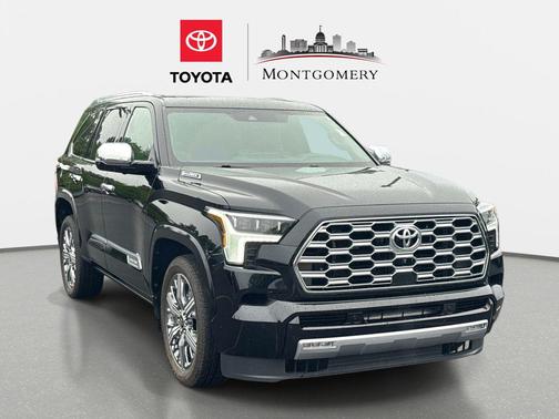 Midnight Black Metallic 2026 Toyota Sequoia Capstone