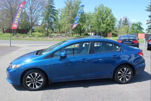 Dyno Blue Pearl 2013 Honda Civic EX