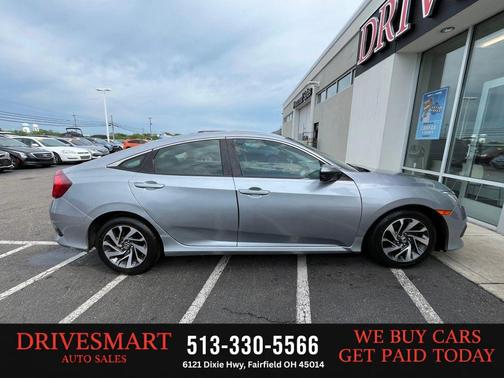 Lunar Silver Metallic 2018 Honda Civic EX