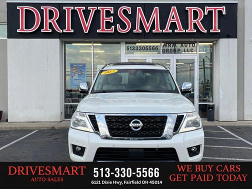 Pearl White 2017 Nissan Armada Platinum