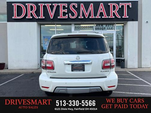 Pearl White 2017 Nissan Armada Platinum