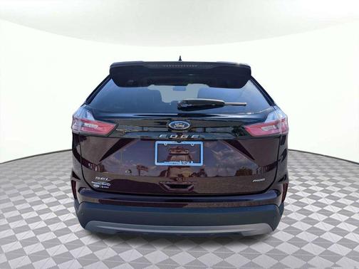 Burgundy 2024 Ford Edge SEL