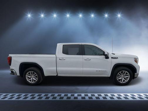 Summit White 2021 GMC Sierra 1500 SLT