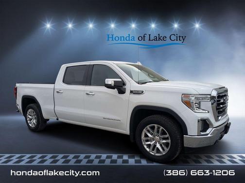 Summit White 2021 GMC Sierra 1500 SLT