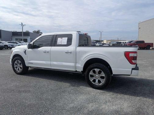 Star White Metallic Tri-Coat 2022 Ford F-150 Platinum