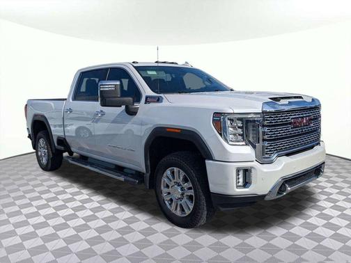 White Frost Tricoat 2021 GMC Sierra 2500 Denali