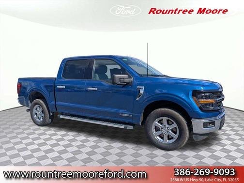 Blue 2024 Ford F-150 XLT