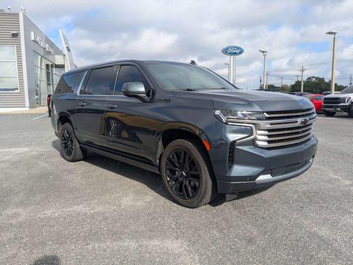 Shadow Gray Metallic 2021 Chevrolet Suburban 2WD High Country