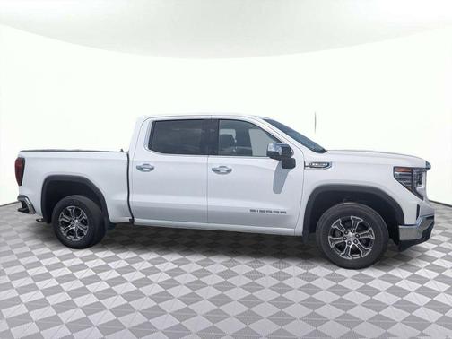 Summit White 2025 GMC Sierra 1500 SLT