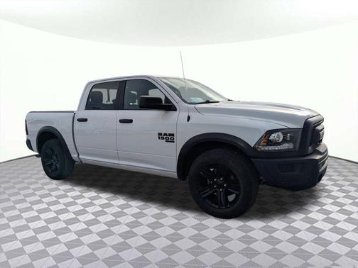 Bright White Clearcoat 2024 RAM 1500 Classic Warlock Crew Cab 4x2 5'7' Box