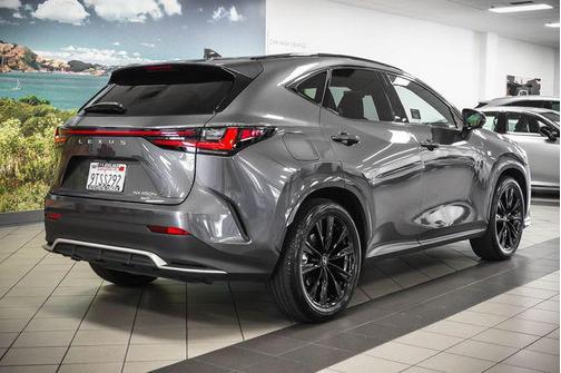 Cloudburst Gray 2025 Lexus NX 450h+ F SPORT Handling
