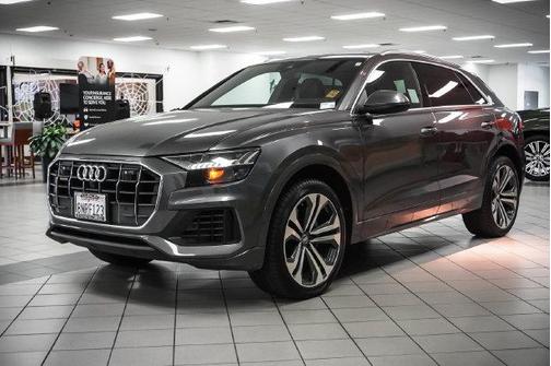 Gray 2019 Audi Q8 3.0T Premium