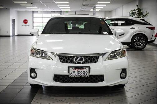 White 2013 Lexus CT 200h 200h