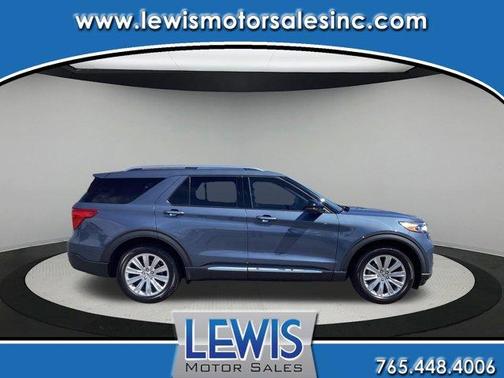 Infinite Blue Metallic Tinted Clearcoat 2021 Ford Explorer Limited