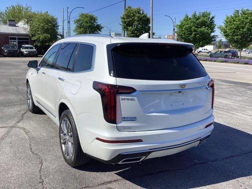 Crystal White Tri-Coat 2023 Cadillac XT6 Premium Luxury AWD