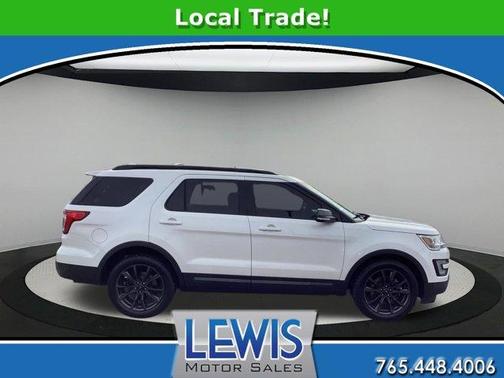 White Platinum Tri-Coat Metallic 2017 Ford Explorer XLT
