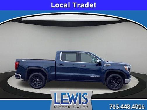 Pacific Blue Metallic 2021 GMC Sierra 1500 SLE