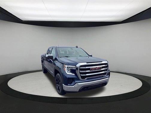 Pacific Blue Metallic 2021 GMC Sierra 1500 SLE