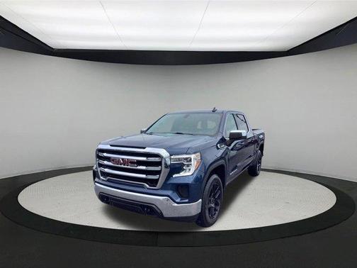 Pacific Blue Metallic 2021 GMC Sierra 1500 SLE