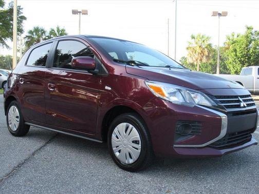 Wine Red Metallic 2024 Mitsubishi Mirage ES
