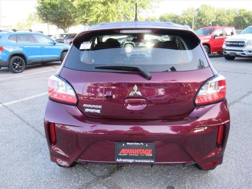 Wine Red Metallic 2024 Mitsubishi Mirage ES
