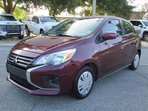 Wine Red Metallic 2024 Mitsubishi Mirage ES