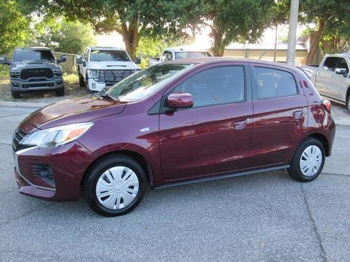 Wine Red Metallic 2024 Mitsubishi Mirage ES