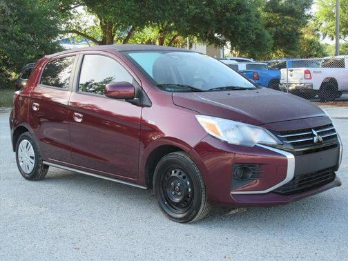 Wine Red Metallic 2024 Mitsubishi Mirage ES