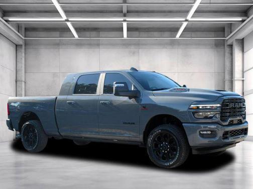 Gray Clearcoat 2026 RAM 3500 Laramie Mega Cab 4x4 6'4' Box