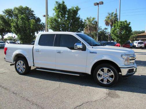 White Platinum Clearcoat Metallic 2019 Ford F-150 Lariat