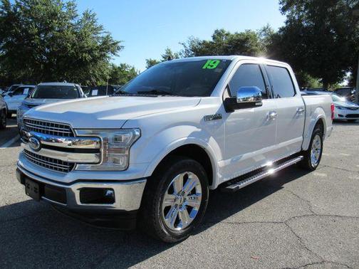 White Platinum Clearcoat Metallic 2019 Ford F-150 Lariat